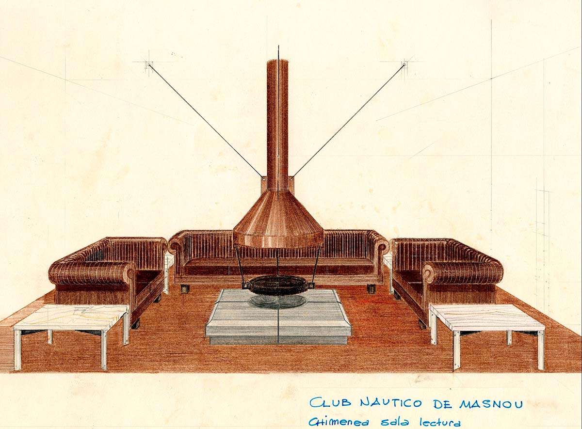 Interior Miguel Mila. Archivo Museo diseño Barcelona - Claudia Oliva