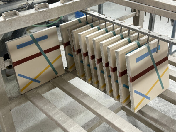 Baldosas Mosaista x Thyssen-Bornemisza en la fábrica 1